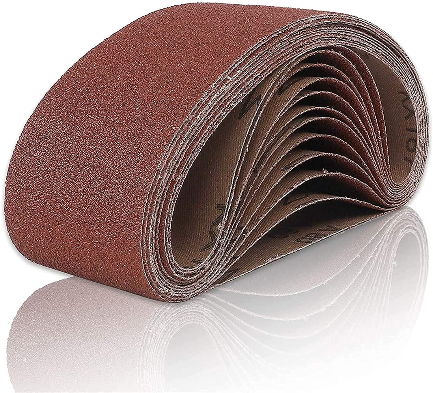 15PCS 4″x36″ 100 x 915mm Sanding Belts P400 Aluminum Oxide for Metal Wood