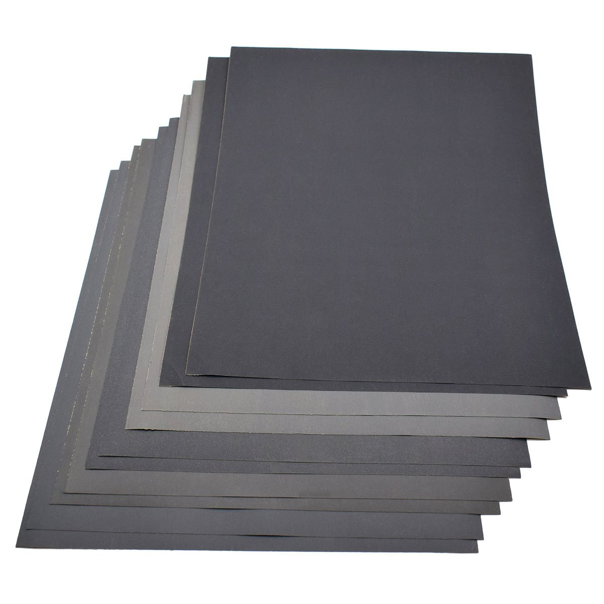 2 x Grit 800 1000 1200 1500 2000 Sandpaper Dry/Wet 9 x 11 Inch Abrasive | Mixed