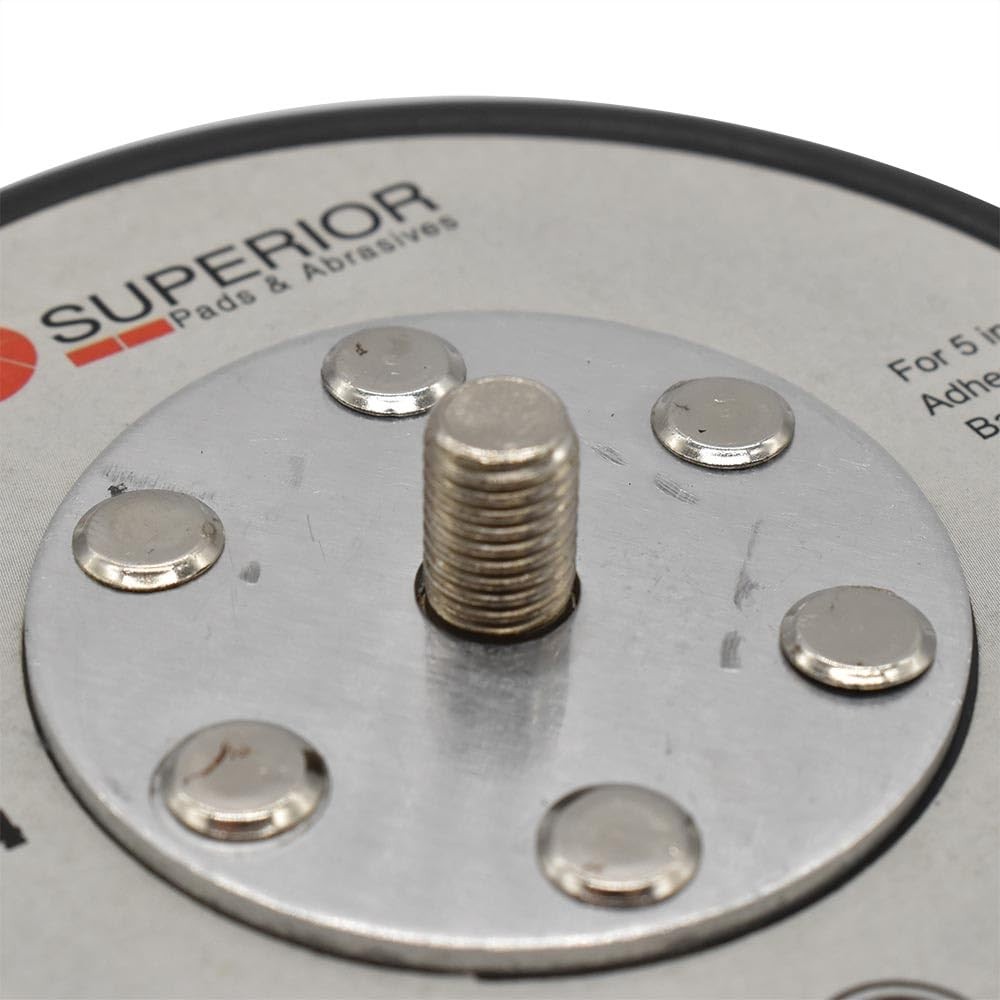 Superior Pads & Abrasives RSP34 5″ Dia No Vacuum Holes 5 inch diameter