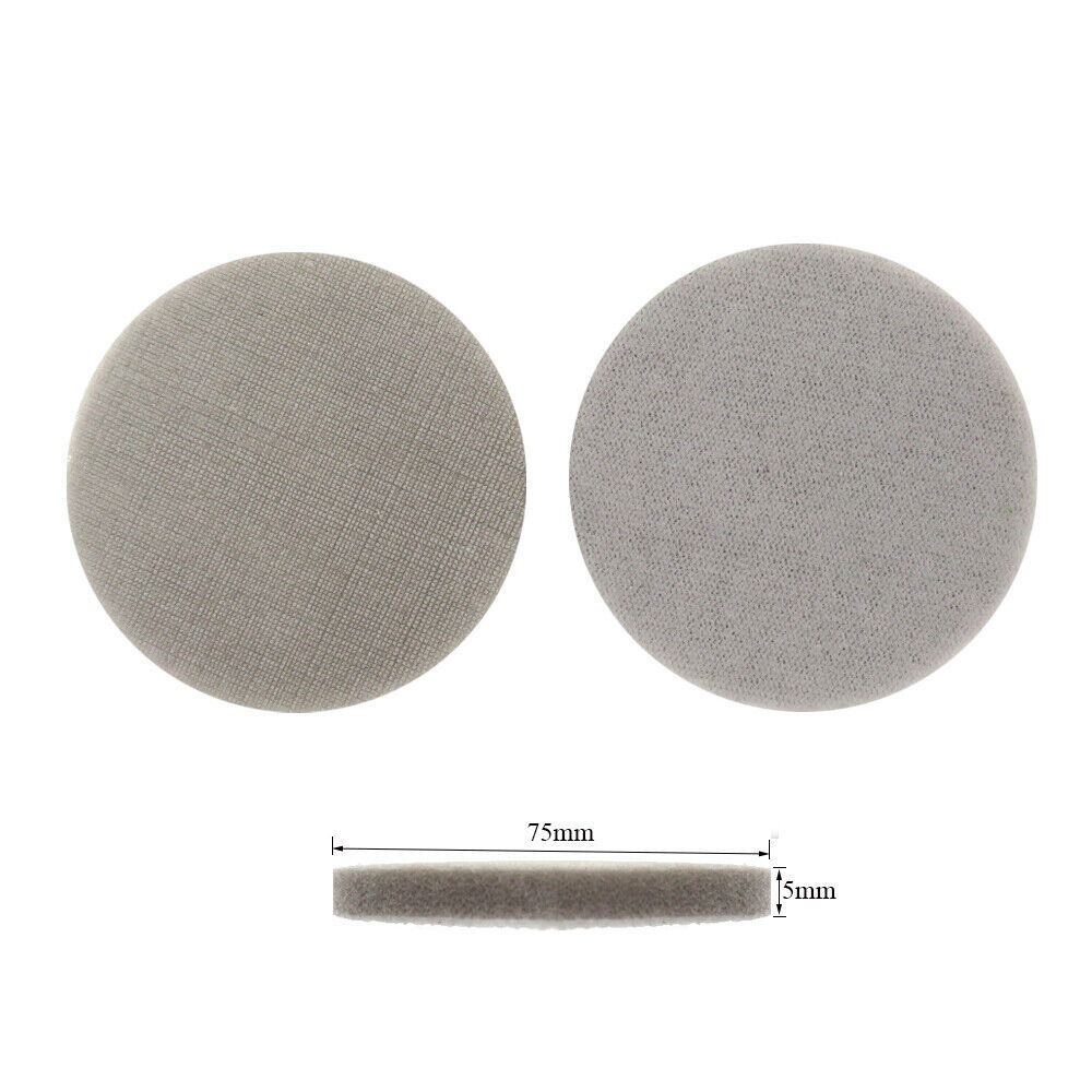 75mm Wet/Dry Foam Sanding Discs Hook&Loop Sandpaper Polishing Pads 400-3000 Grit