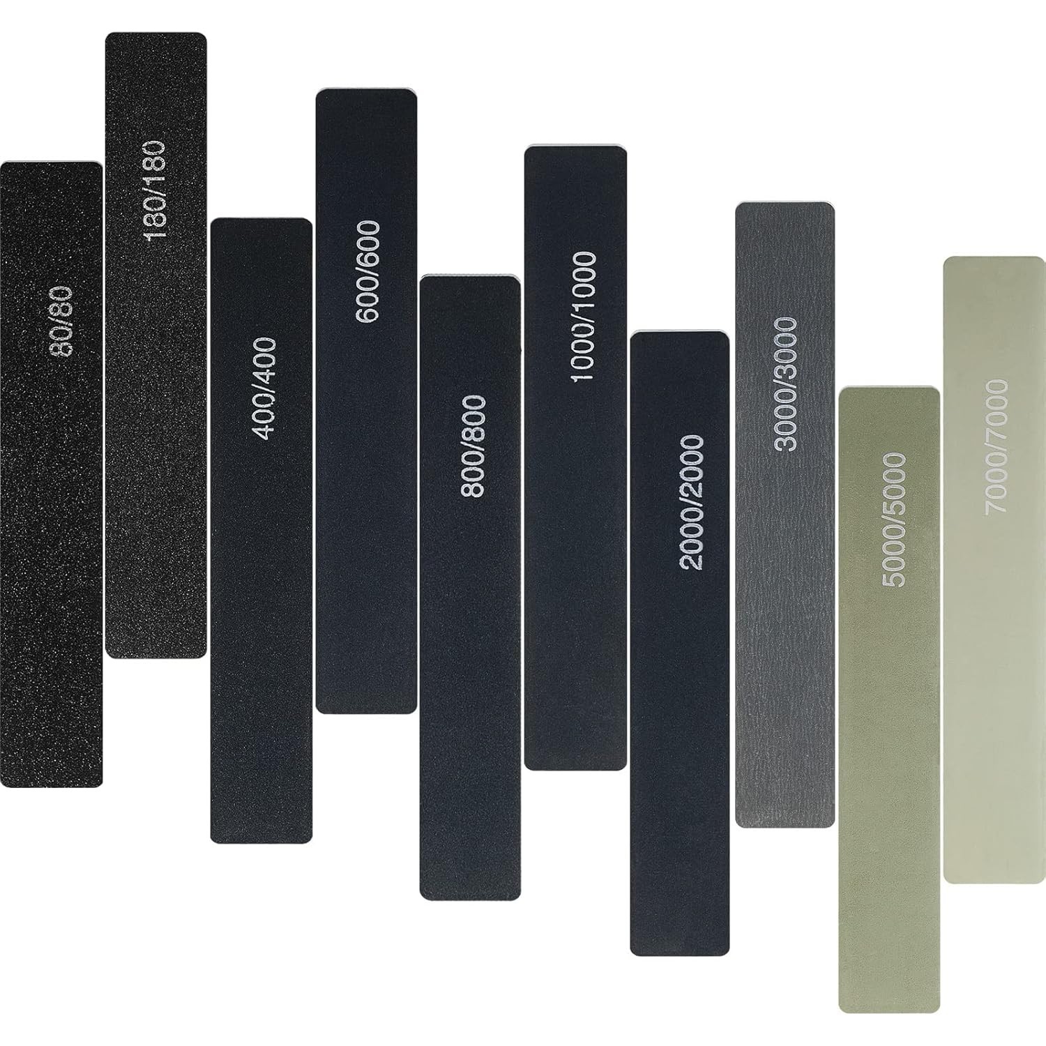 Craftsmen’s Choice: 10 Pcs Sanding Sticks with Assorted Grits & Classic Style