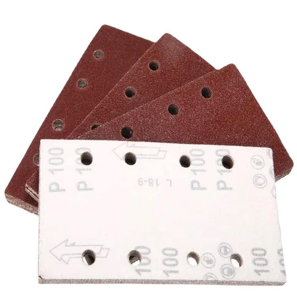 84pcs Square Sandpaper 800 Grit Flocking Grinder Sand Paper Special Shaped 230mm