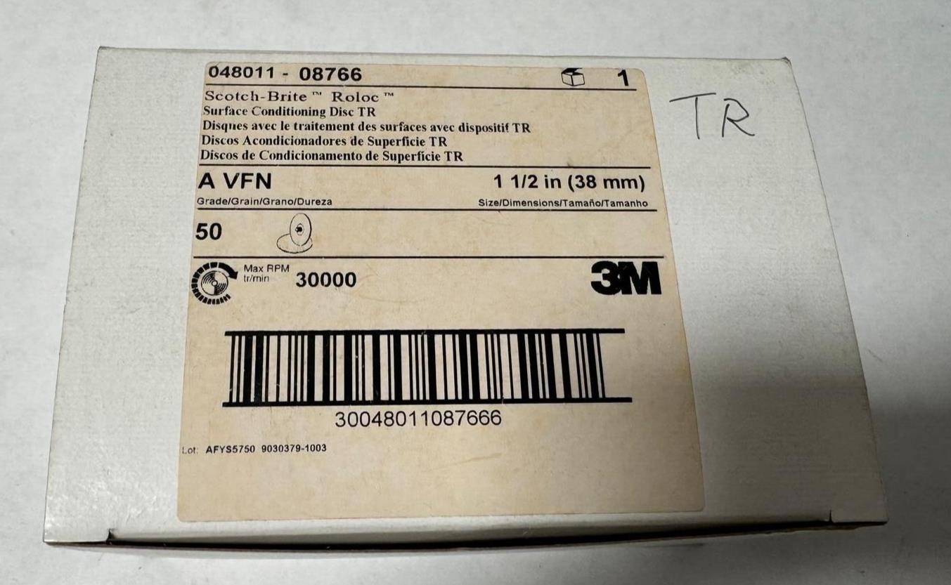 3M 048011-08766 Scotch-Brite Roloc 1-1/2″ Surface Conditioning Disc 30000 RPM