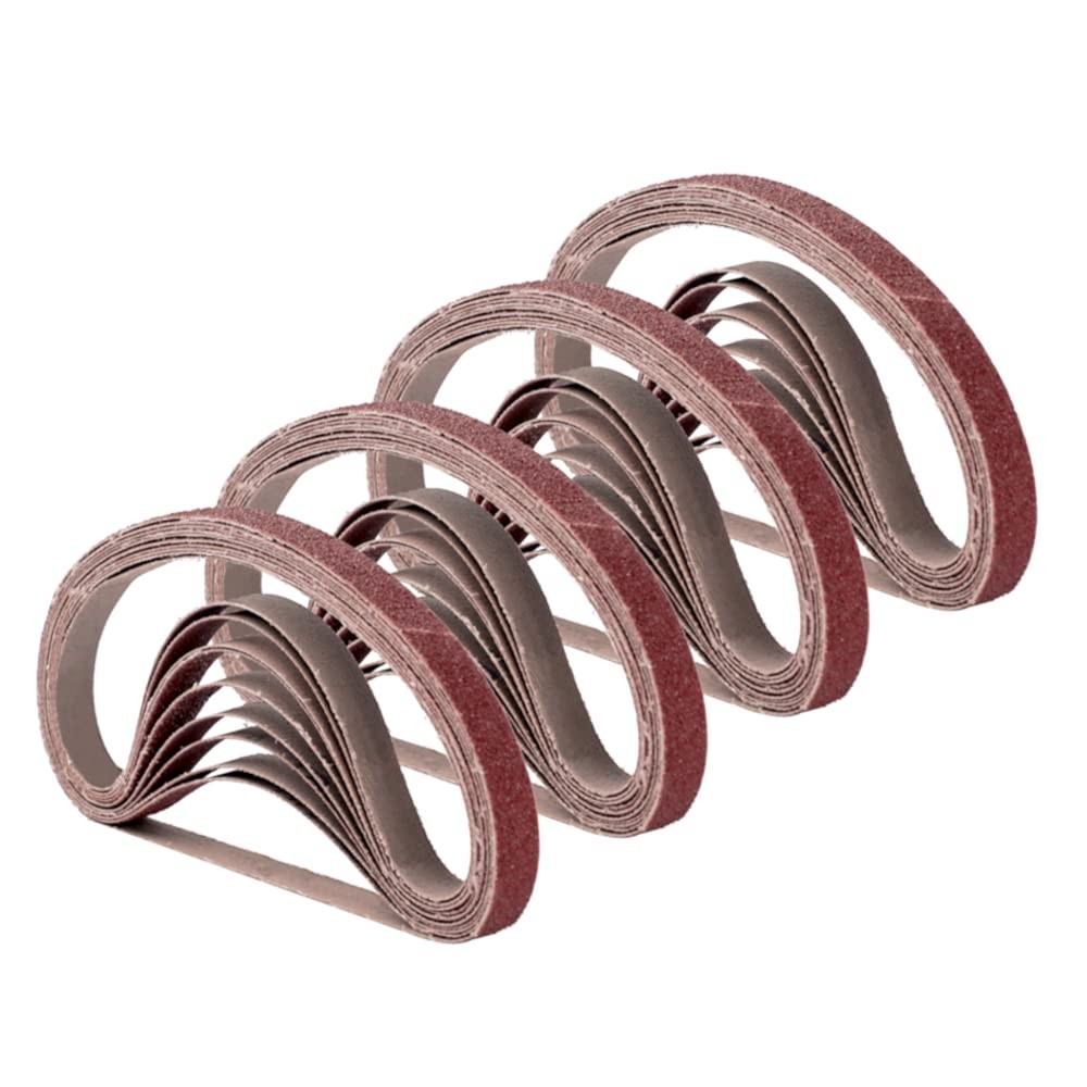 High-Quality 20 Count Sanding Belts – 60 to 240 Grits for DIY & Professional Use