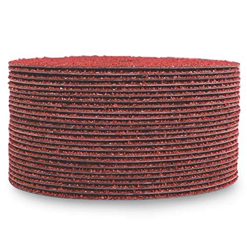 25PCS 4-1/2″ 80Grit Aluminum Oxide Resin Fiber Grinding Sanding Discs for Metals