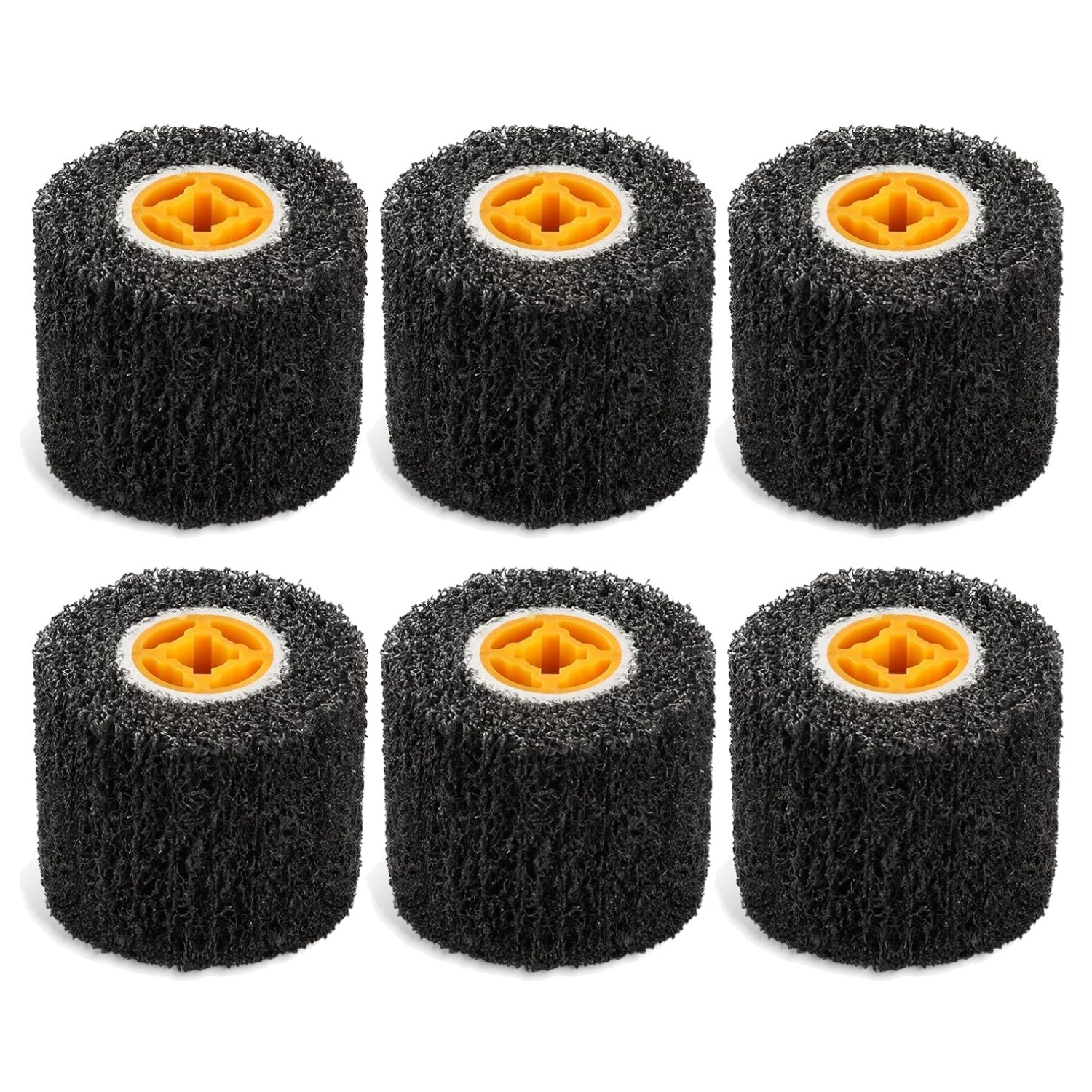 6-Pack 40 Grit Abrasive Drum Rust & Paint Remover