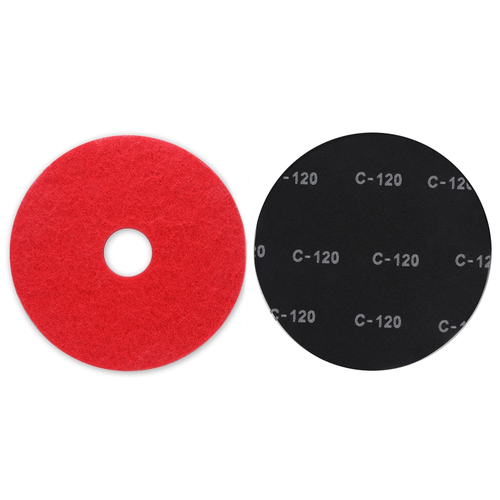 10 PCS 17 Inch 120 Grit Sanding Screen Discs With Buffer Pad Wood Epoxy