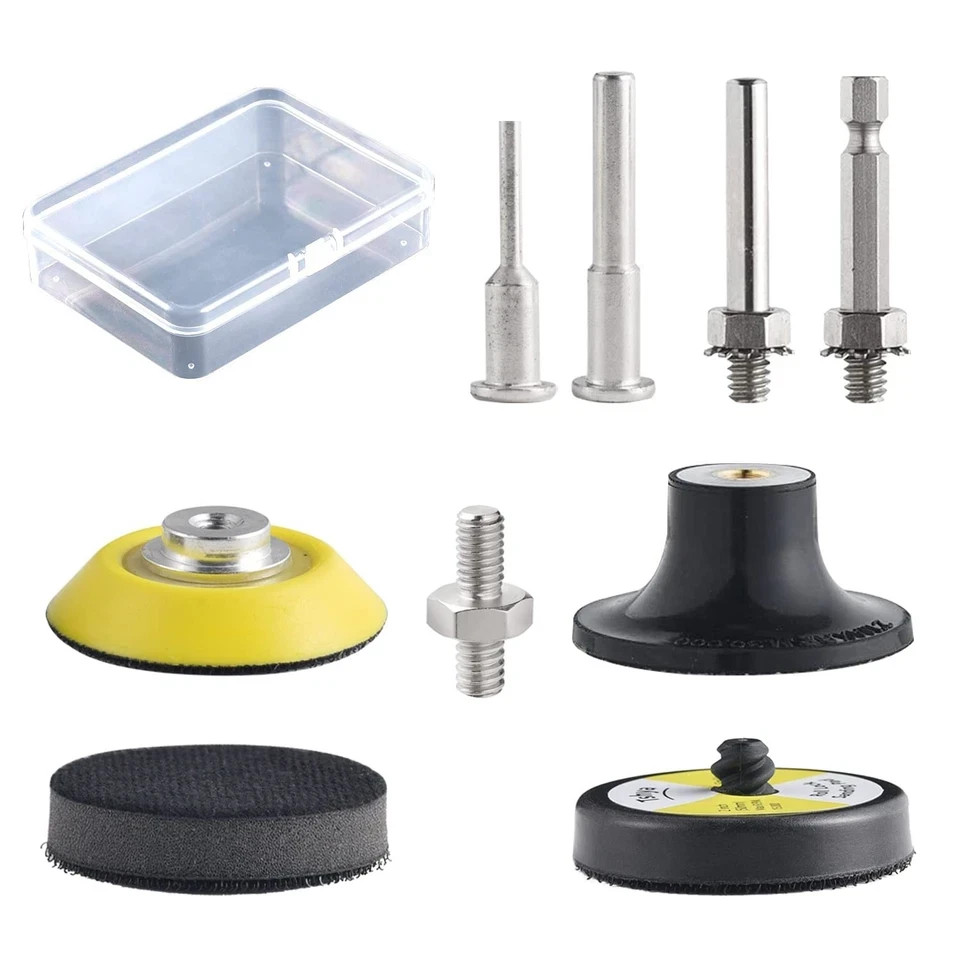 Quick Change Disc Pad Holder, 4 Pack Roll Lock Disc Holder, with 14 Shanks
