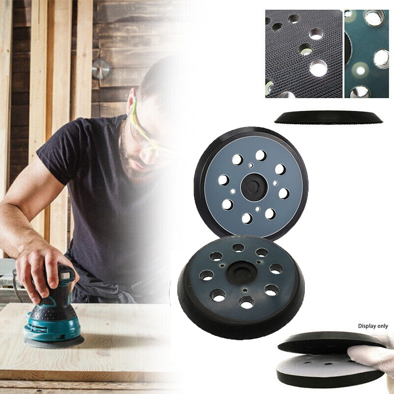 5″ 125mm Hook Orbital Sander Replacement 8 Holes Sanding Backing Polishing Pad
