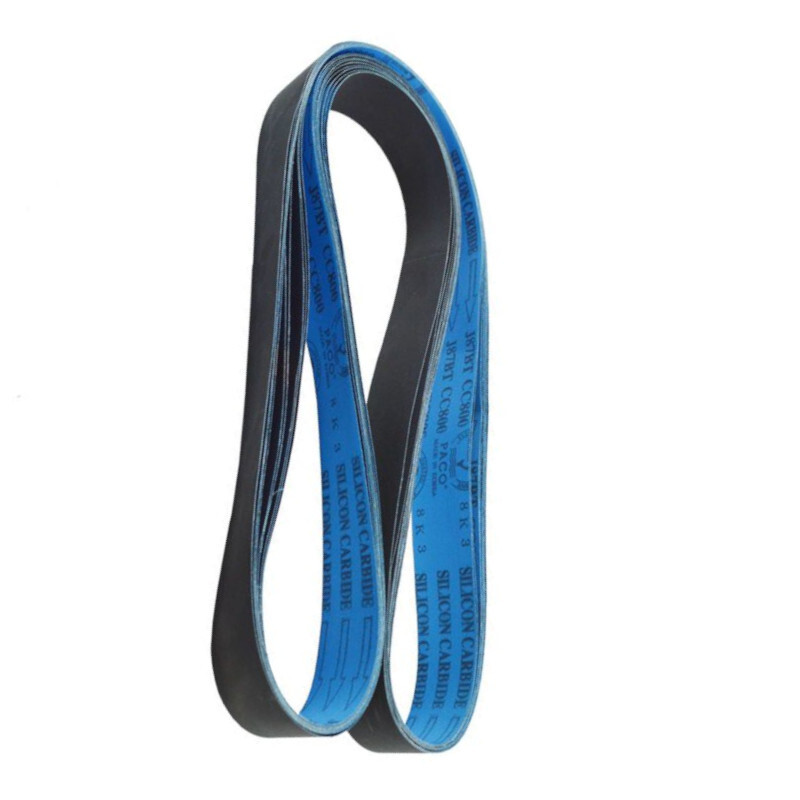 1Pcs Silicon Carbide Sanding Belt Flexible Sandpaper Polishing Band for Copper