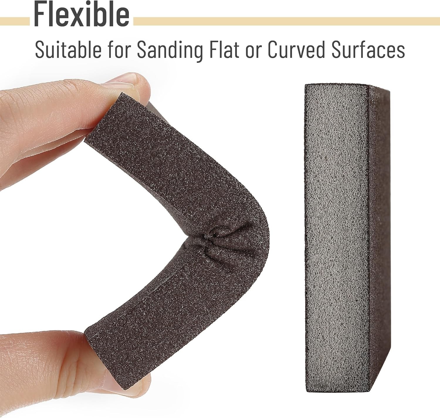 Bates 12-Piece Sanding Sponge Set: Reusable Grits 60-220 for Perfect Finishing