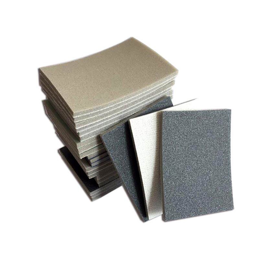 Dry&Wet Sandpaper Foam Sanding Sheets Sand Paper Poli Flocking 300~3000 Grit