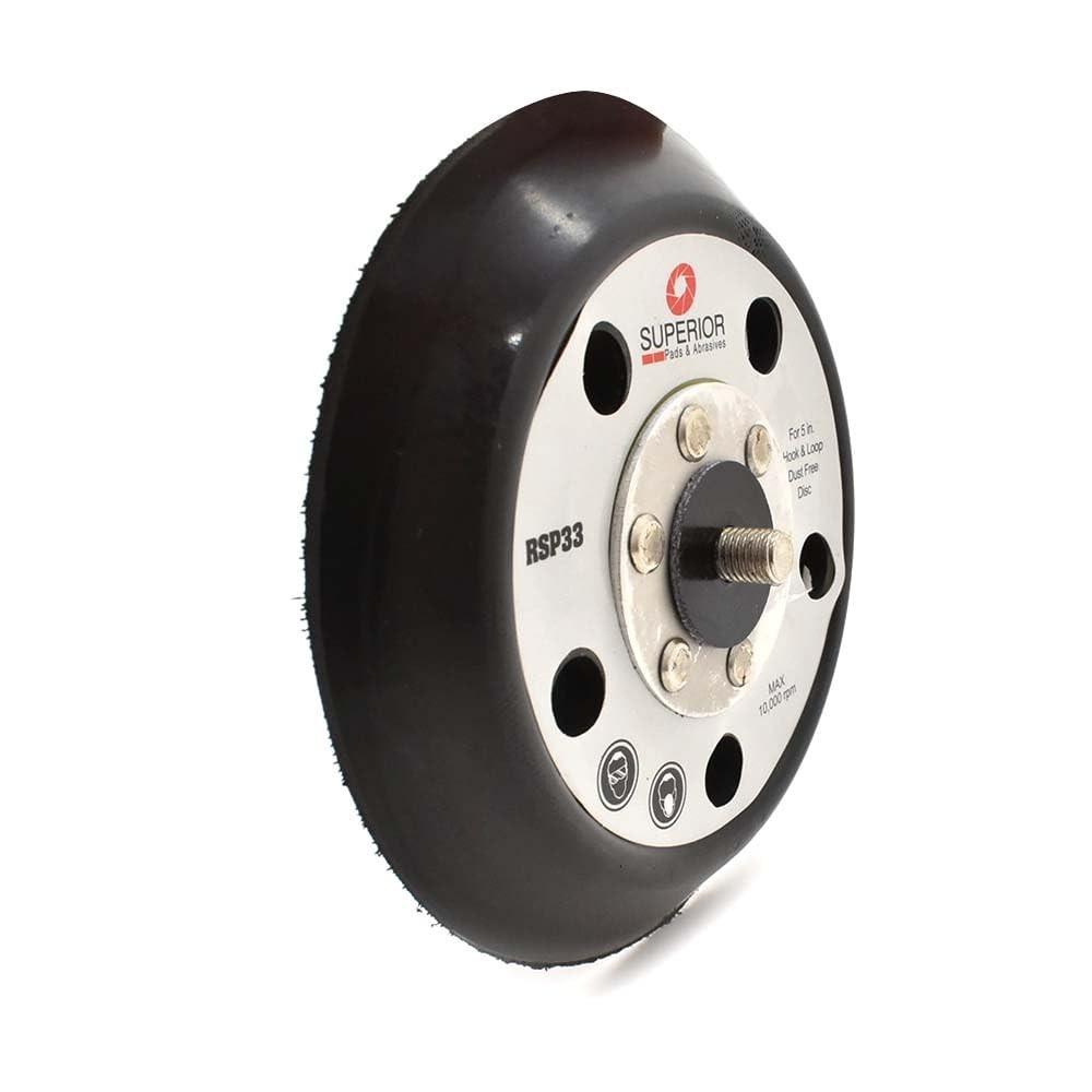 Superior Pads & Abrasives RSP33 5″ Diameter – 5/16″-24 UNF Threaded Shaft…