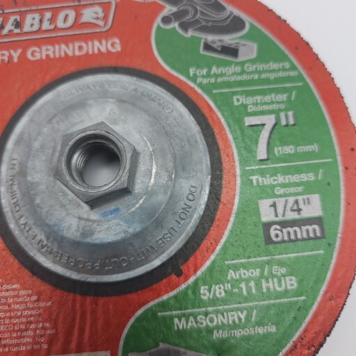 Diablo Genuine 7 in. Masonry Grinding Disc – Type 27 HUB DBD070250B01C