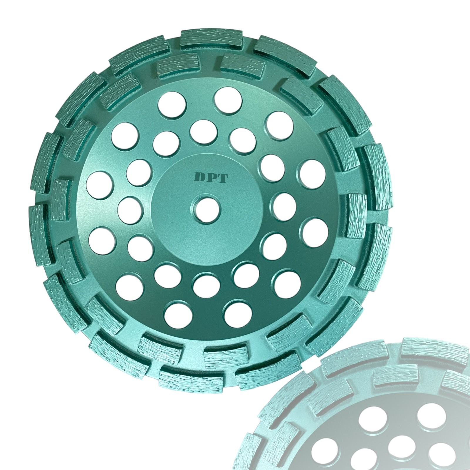 2 Pack 7 Inch Concrete Grinding Cup Wheel Blade Masonry Double Row 5/8 Arbor
