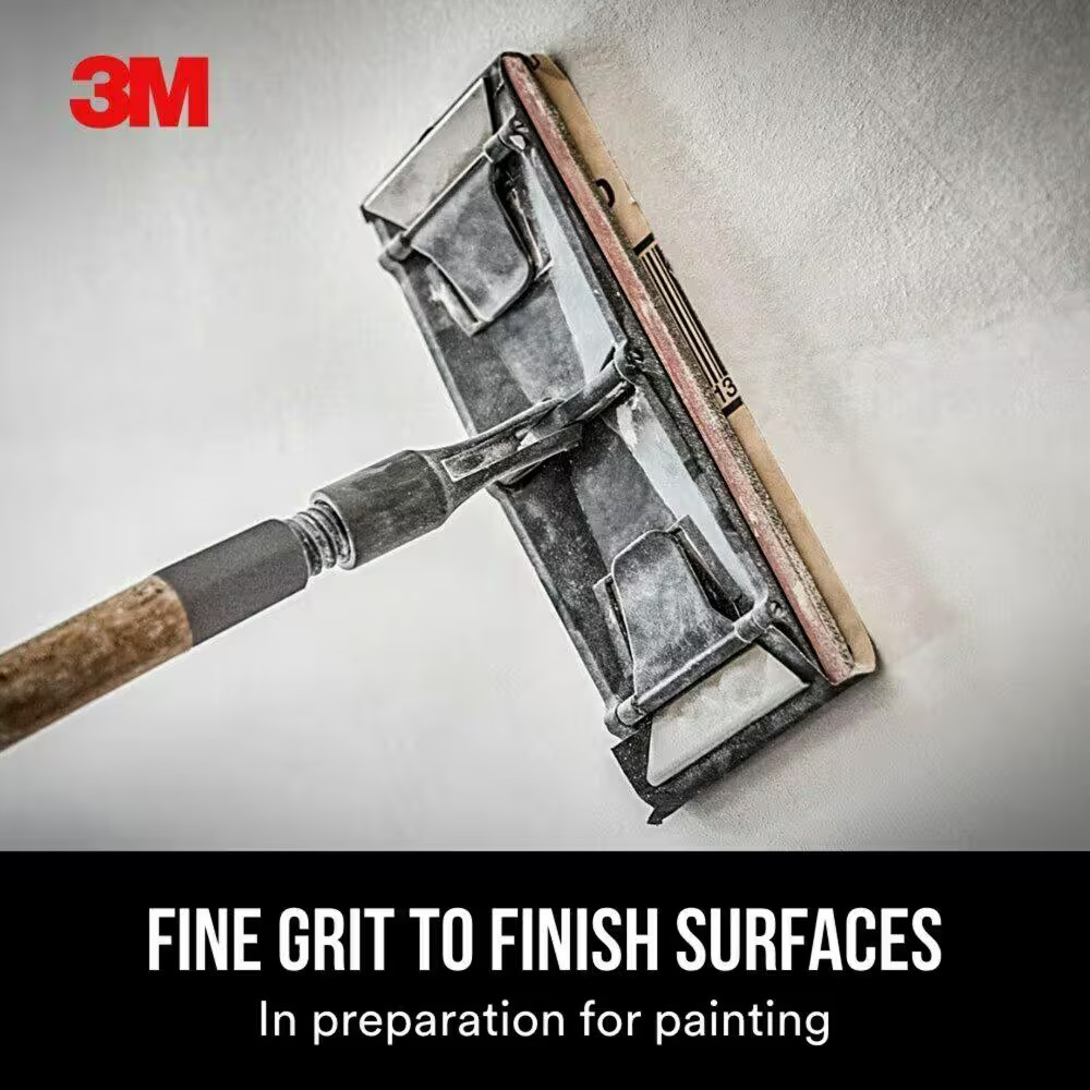 Pro-Pak 4-3/16 In. X 11-1/4 In. 100-Grit Medium Drywall Sanding Sheet (25-Pack)