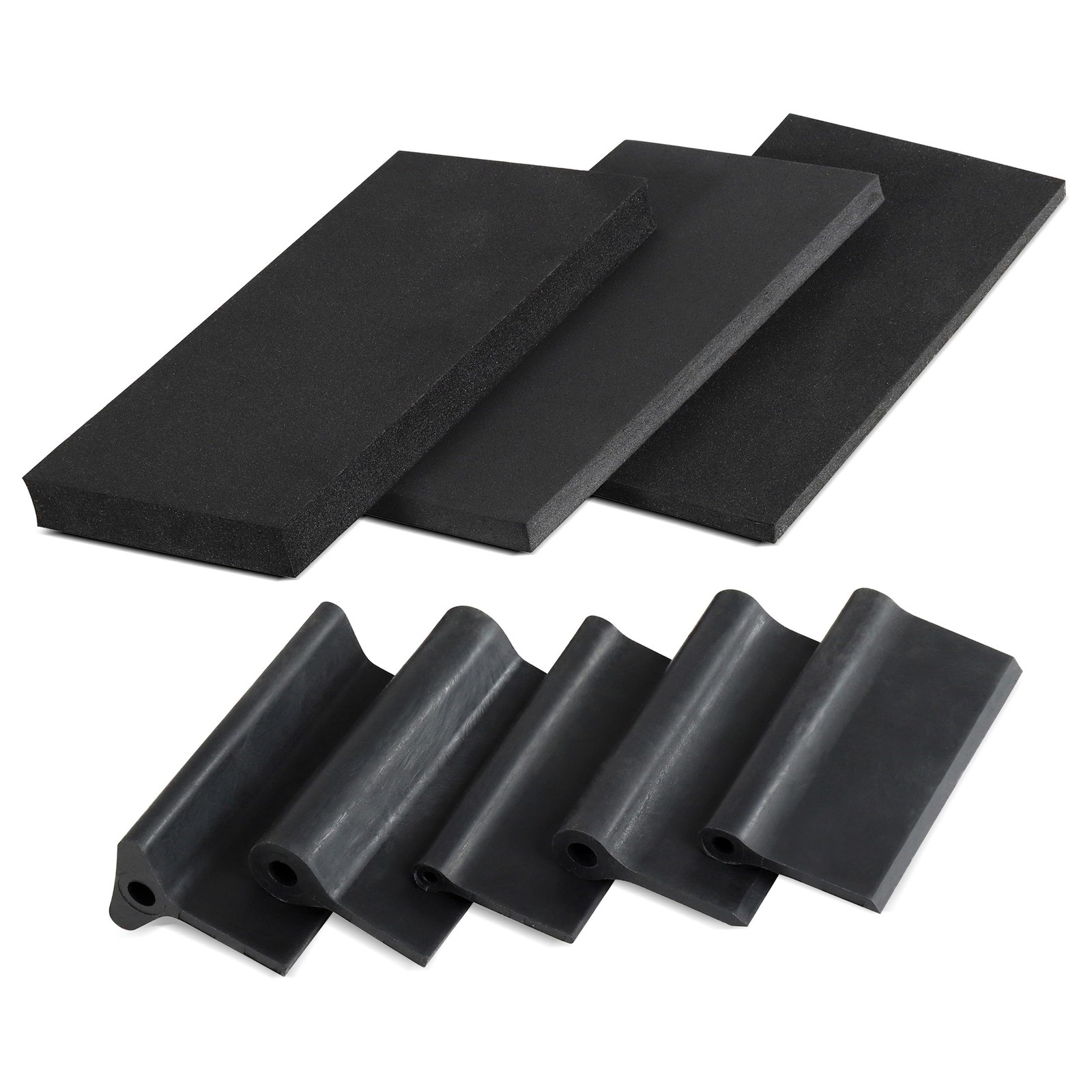 Contour Detail Sanding Grip Pad Wedge Block 8-Pack Set – Flexible Soft and Fo…