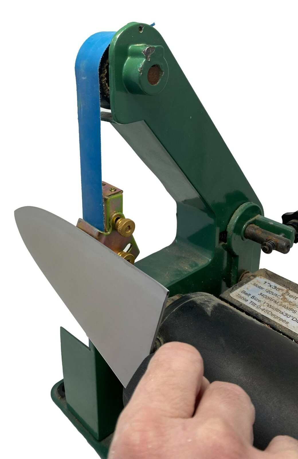 1″ x 30″ Knife Sharpening Angle Guide with Assorted 6 Pack Grit Belts