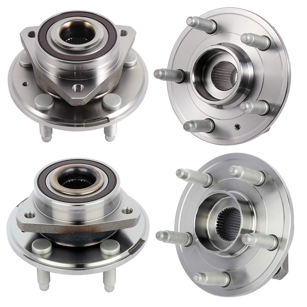 513282-P 4PC Front&Rear Wheel Hub Bearing for 2010-2015 Camaro 3.6L 6.2L
