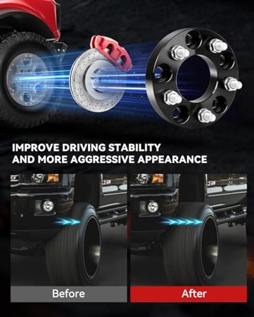 Corvette Wheel Adapters – 1 Inch – 5×4.5 to 5×4.75 – Cherokee Vehicle