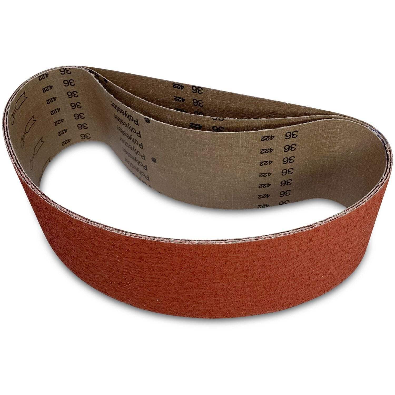 Metal Grinding Belt 4″ x 36″ Edgecore 24-120 Grit Ceramic Sandpaper Belt 3 Pack