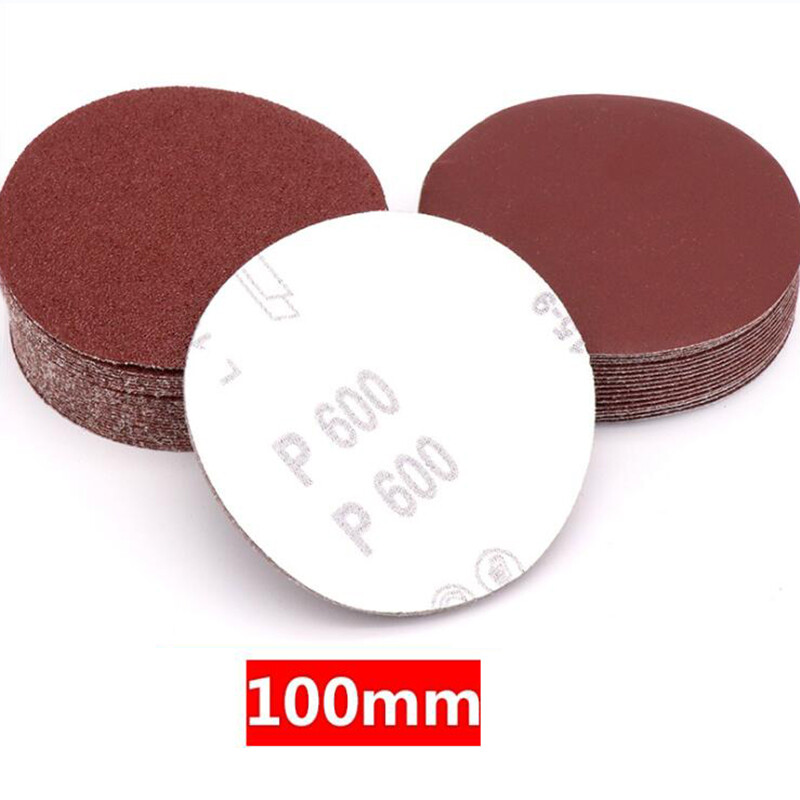 50mm/100mm Dry Sanding Discs 2″ / 4″ Sandpaper Hook and Loop Pads Grit 60-3000