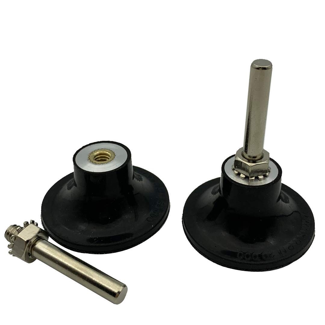 2 PACK 2 Inch Disc Pad Holder with 1/4″ Shank, Die Grinder Sanding for Polishing