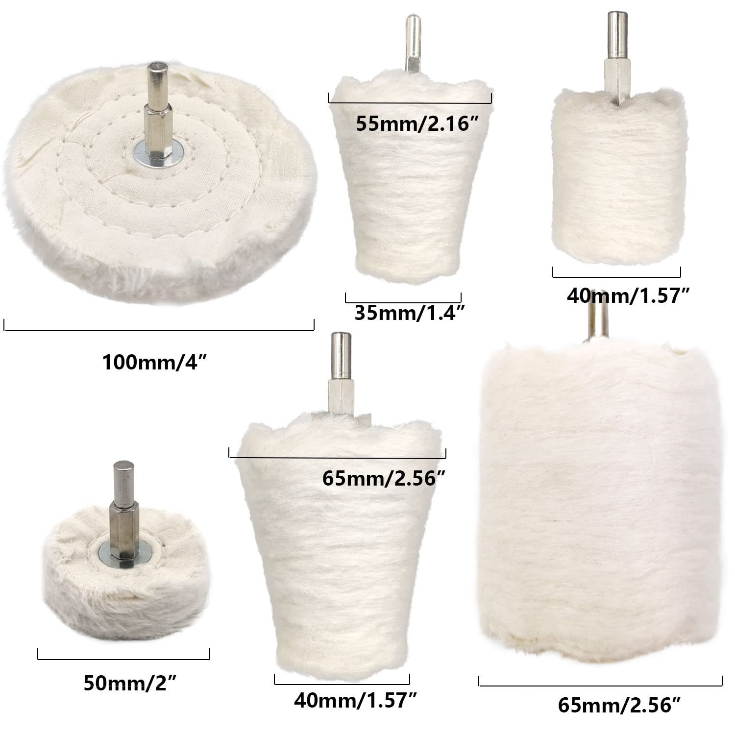 Professional Quality Polishing Wheels for Drill – 11-Piece Multi-Material Set