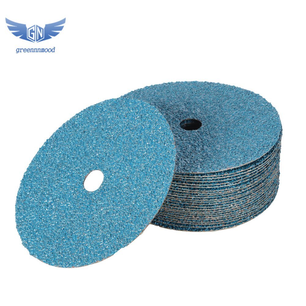 25Pcs 24 Grit & 36 Grit Zirconia Resin Fiber Disc Grinding And Sanding Discs