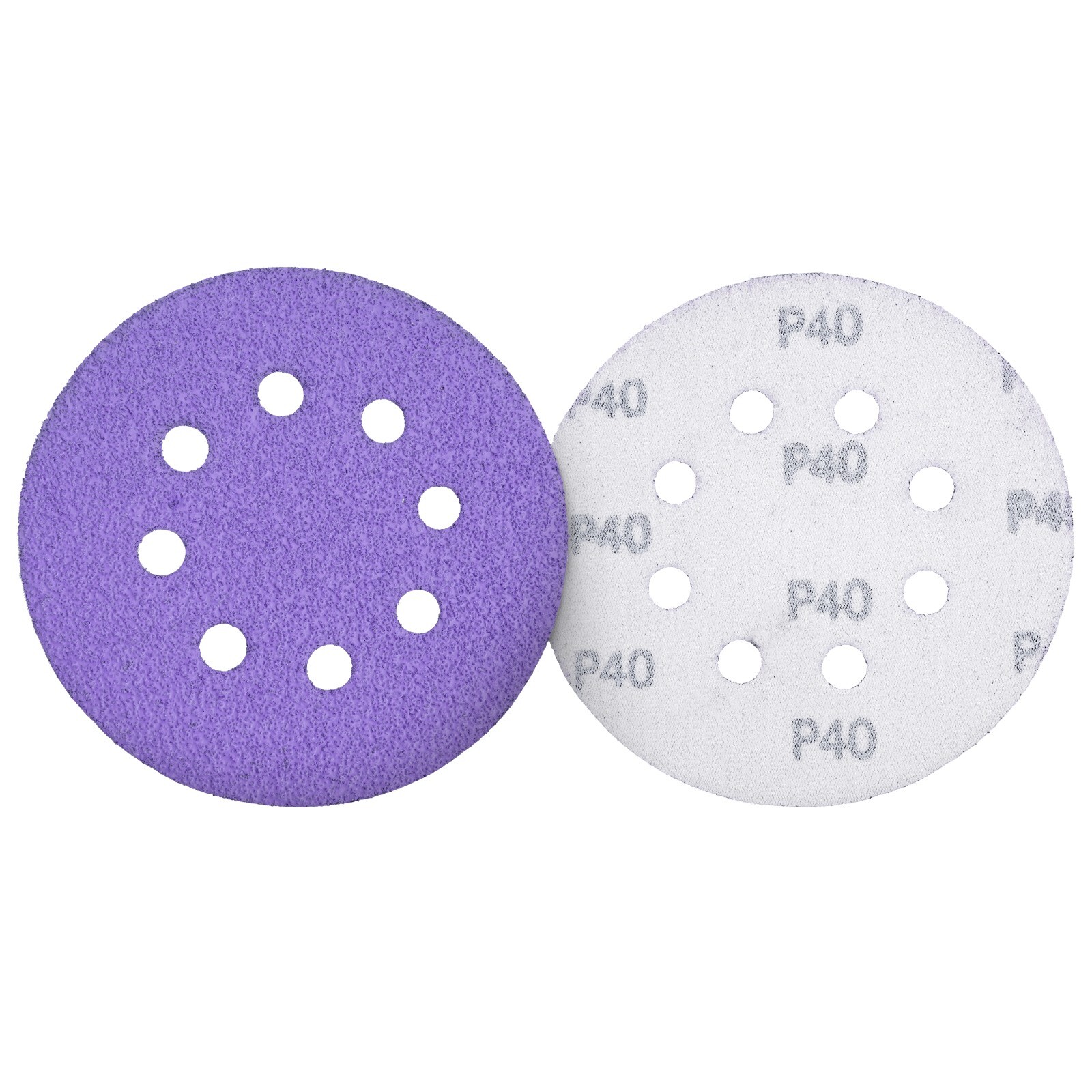 Sanding Discs Pads for Orbital Sander Circular Hook & Loop – 125mm 5″ 150mm 6″