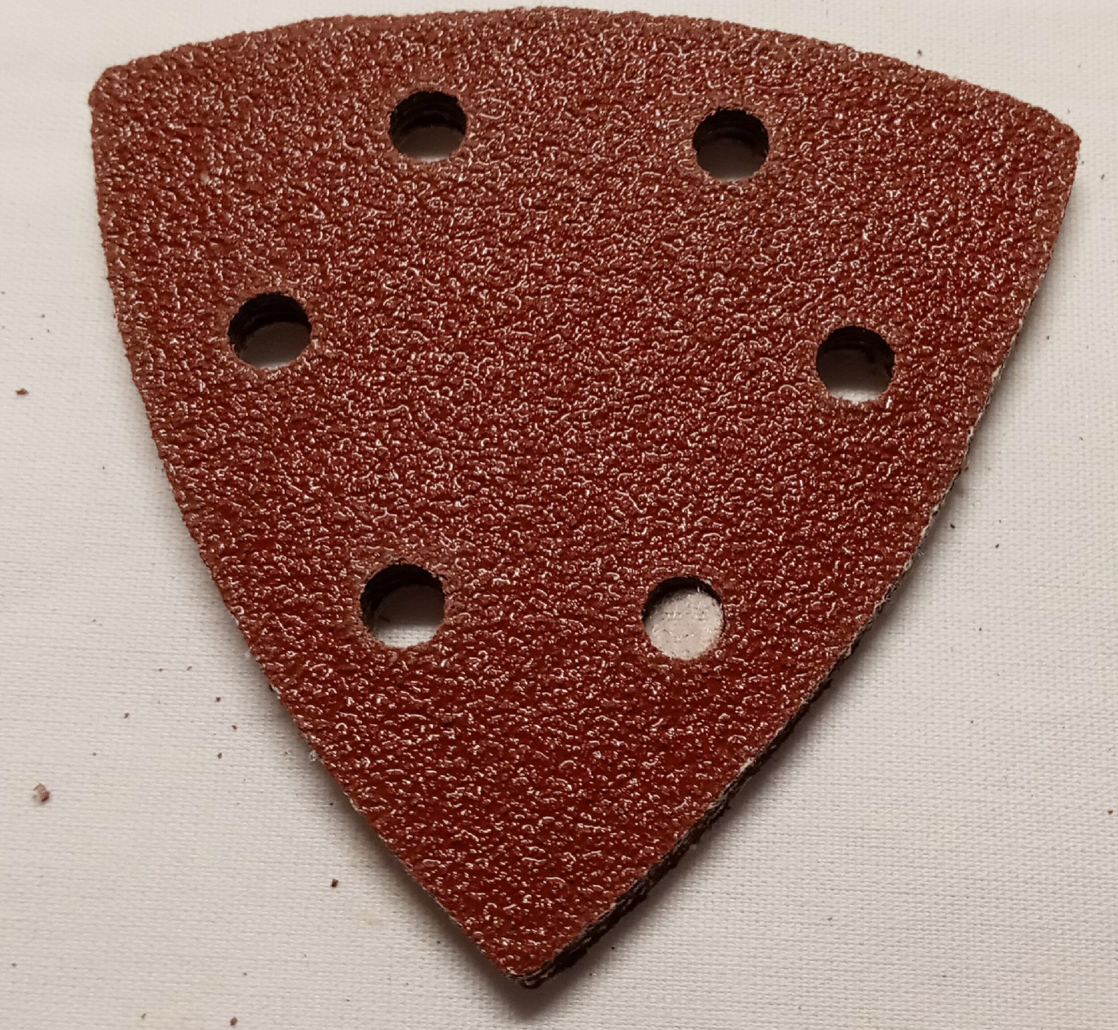 Sandpaper Hook And Loop Triangle Discs 90*90*90mm Sanding Pad 40 Grit