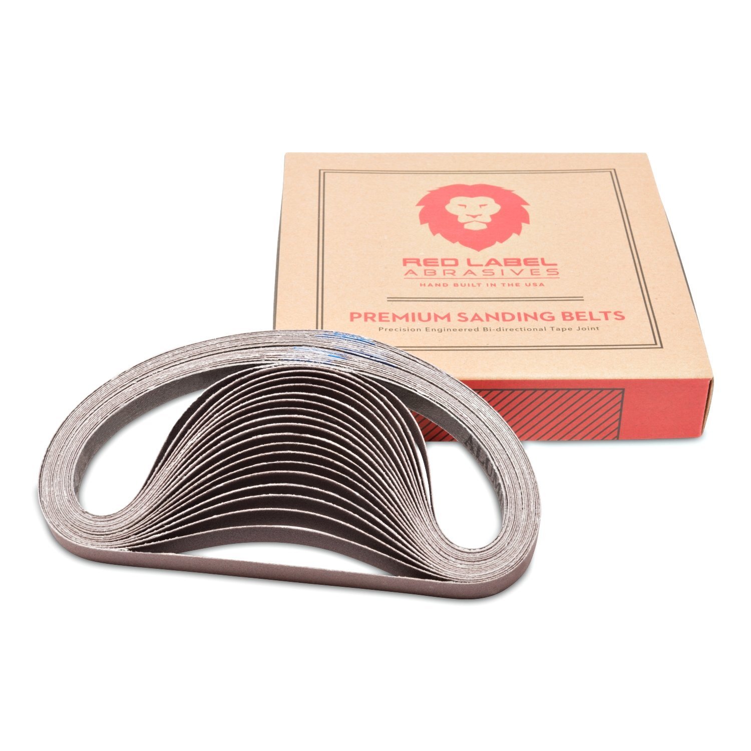 1/2 X 18 Inch 220 Grit Aluminum Oxide Air File Sanding Belts, 20 Pack Sanding…