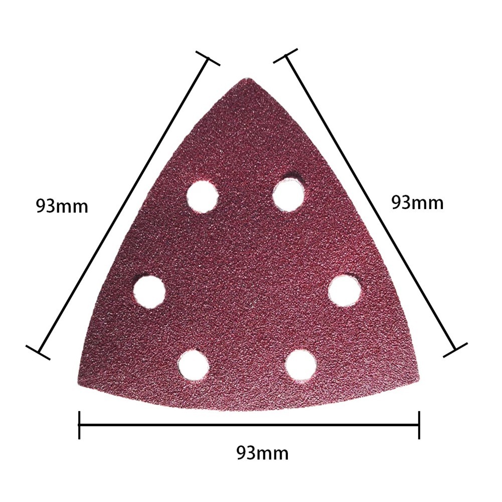 Sanding Paper Power Tool 25 Pcs 60# 80# 120# 180# 240# 93mm Aluminum Oxide