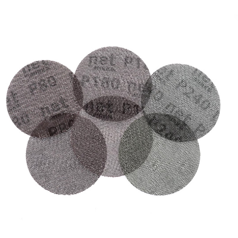 4″ 100mm Mesh Dust-free Sanding Discs Hook and Loop Sandpaper 80/180/240 Grit