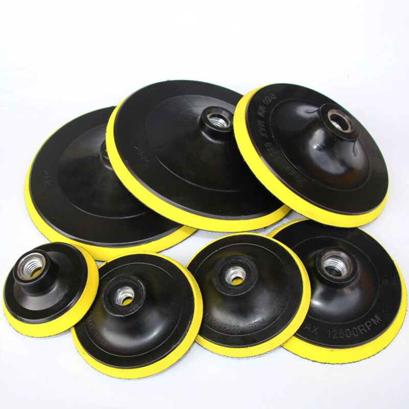 75mm-180mm Hook Loop Backing Pad With M10 M14 Thread For Sanding Discs Sander