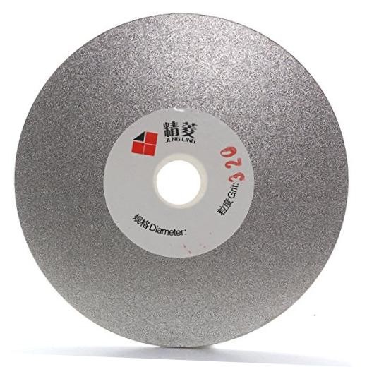 JINGLING 4″ inch 100mm Diamond Flat Lap Disc Coated Grinding Disk Grit 320