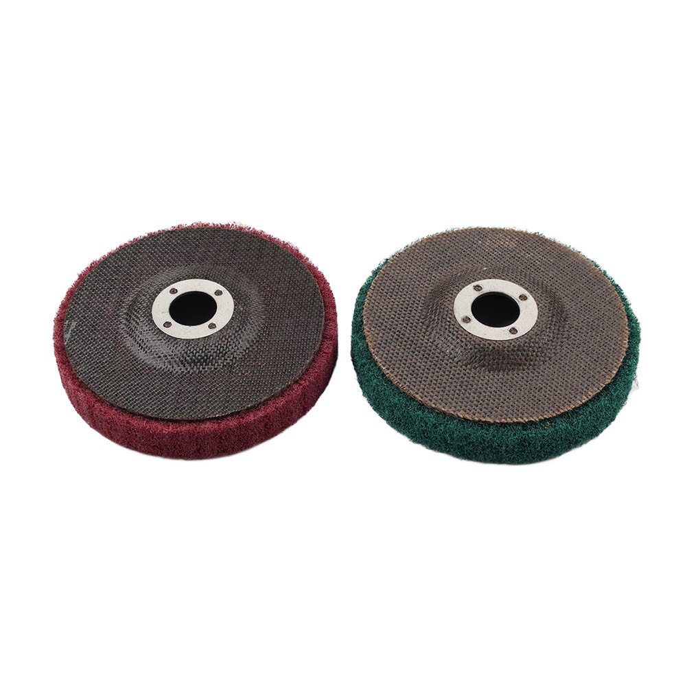 100mm Nylon Fiber Flap Buffing Wheel Polishing Grinding Disc For Angle Grinder