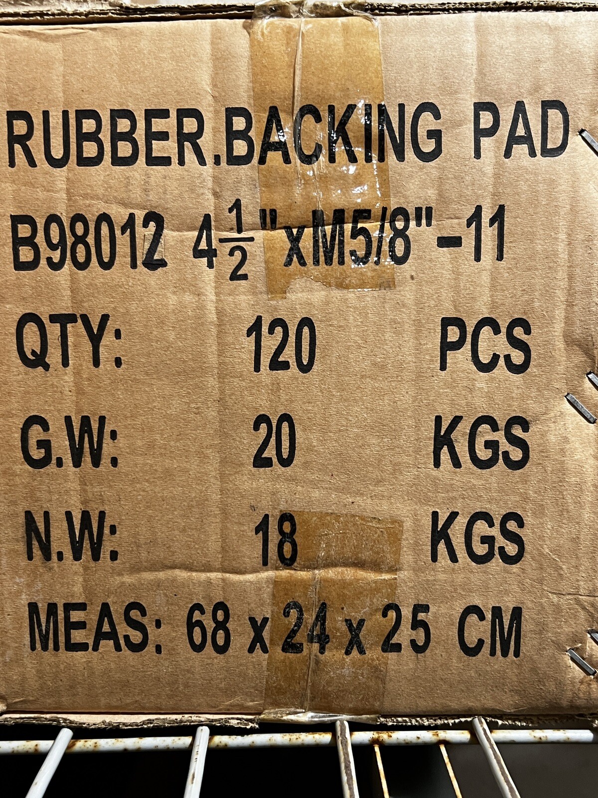 Eazypower 98012 4-1/2″ x 5/8″-11 Rubber Backing Pad for Resin Fiber Disc