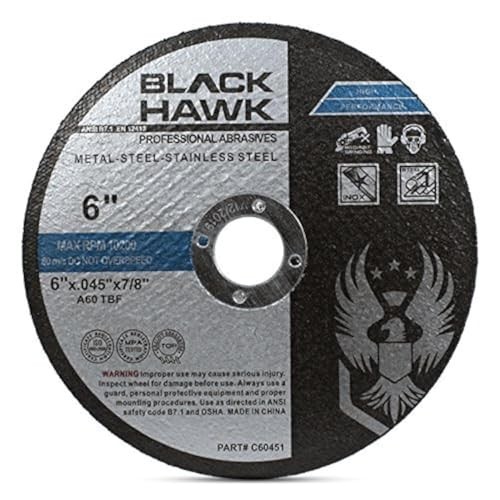 Metal and Stainless Steel Thin Cut Off Wheels for Angle 6” x .045” x 7/8”