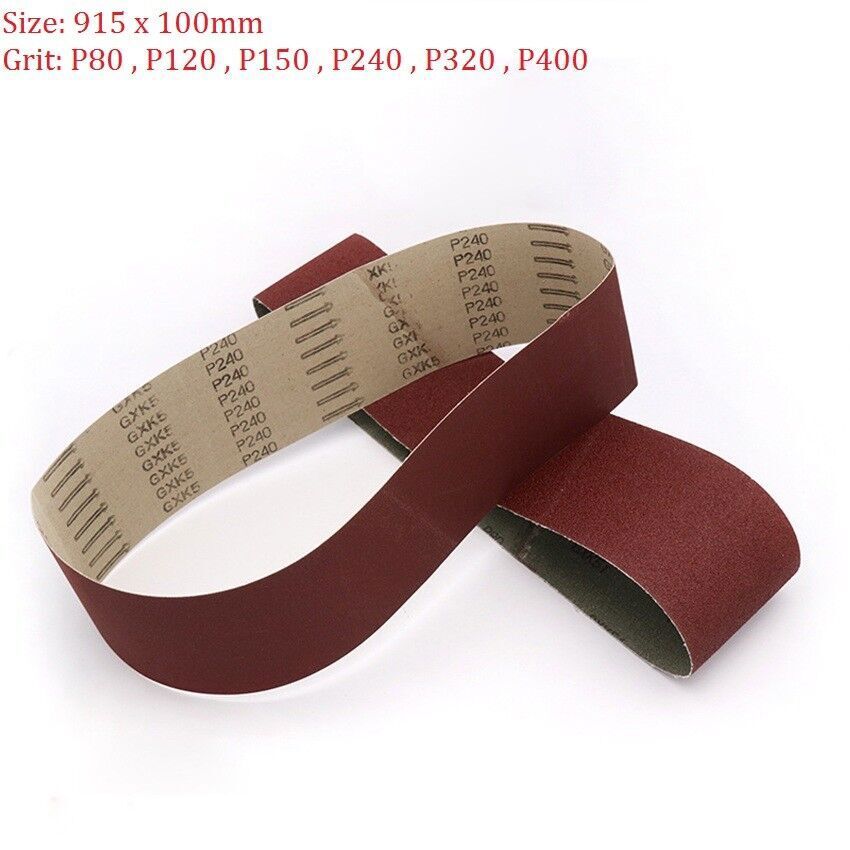 915x100mm Abrasive Sanding Belts 80 120 150 240 Grit For Wood Metal Belt Sander