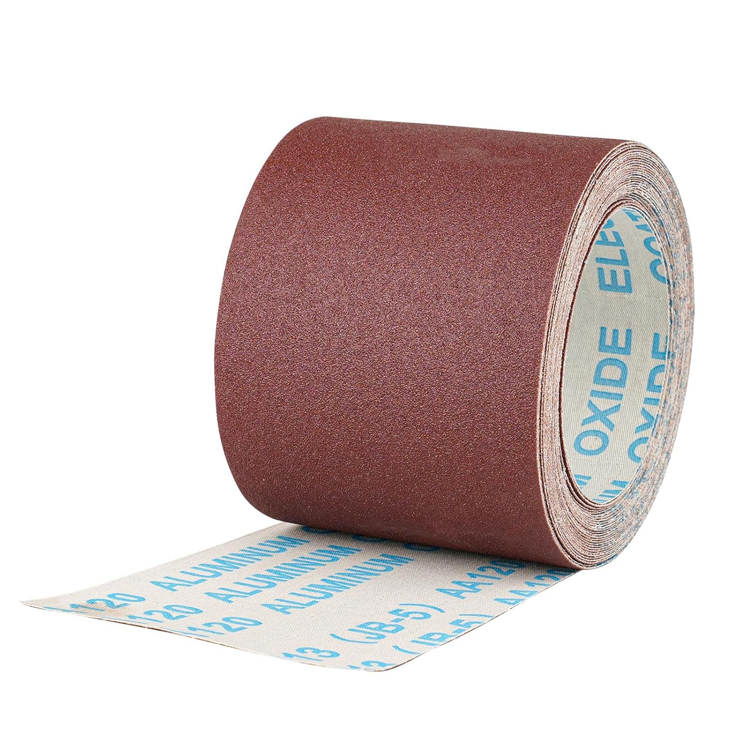 120 Grit Sandpaper Roll 4 Inch X 32.8 Feet Aluminum Oxide Emery Cloth Roll with