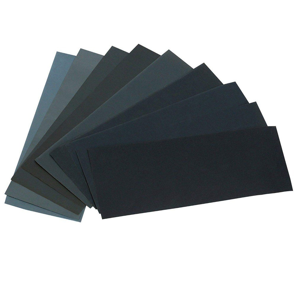 24PCS Sand Paper Pack Sandpaper 12 Grits Assorted for Wood Metal