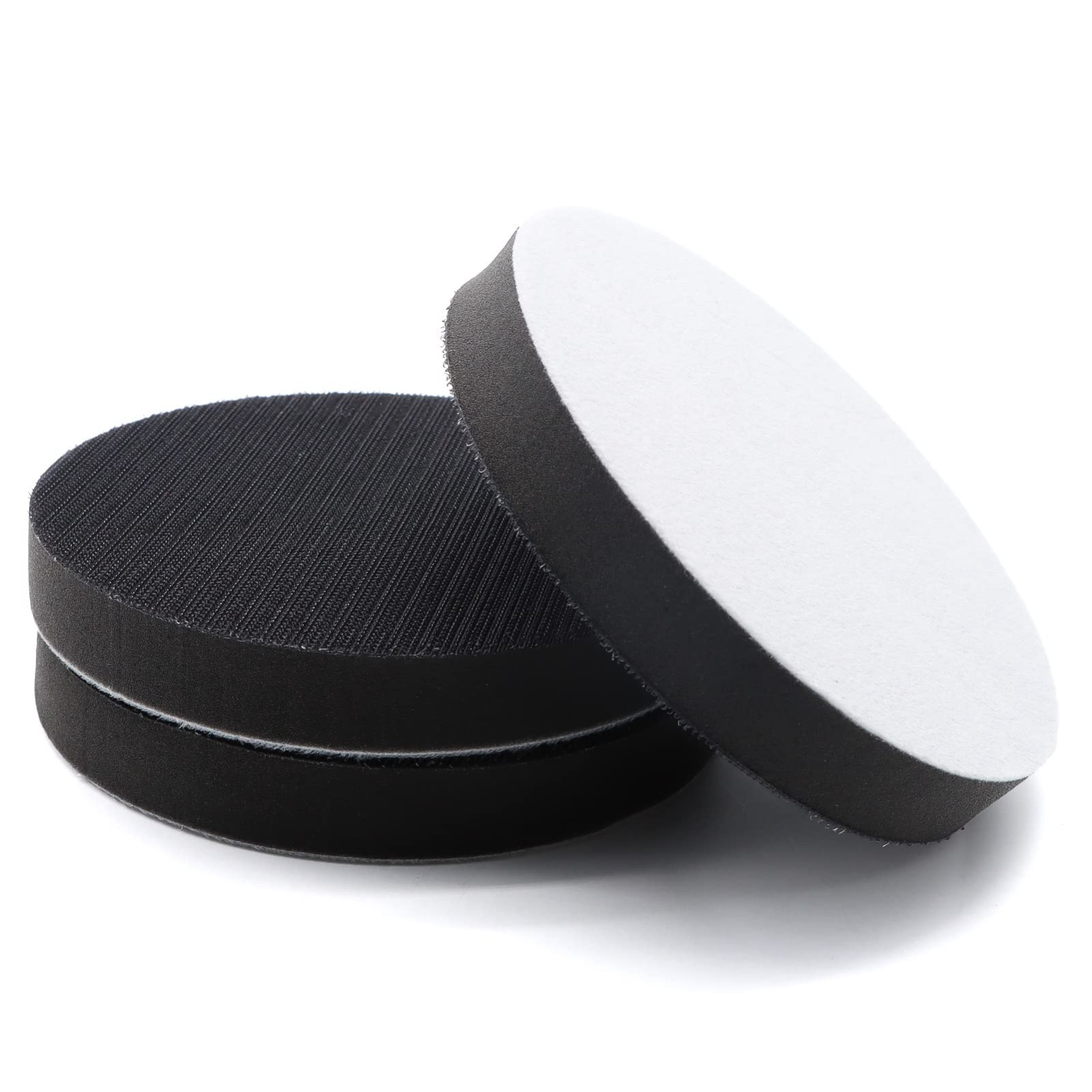 3 Pack 6″ Hook & Loop Foam Sanding Interface Pads – Soft Density Cushion for Orb