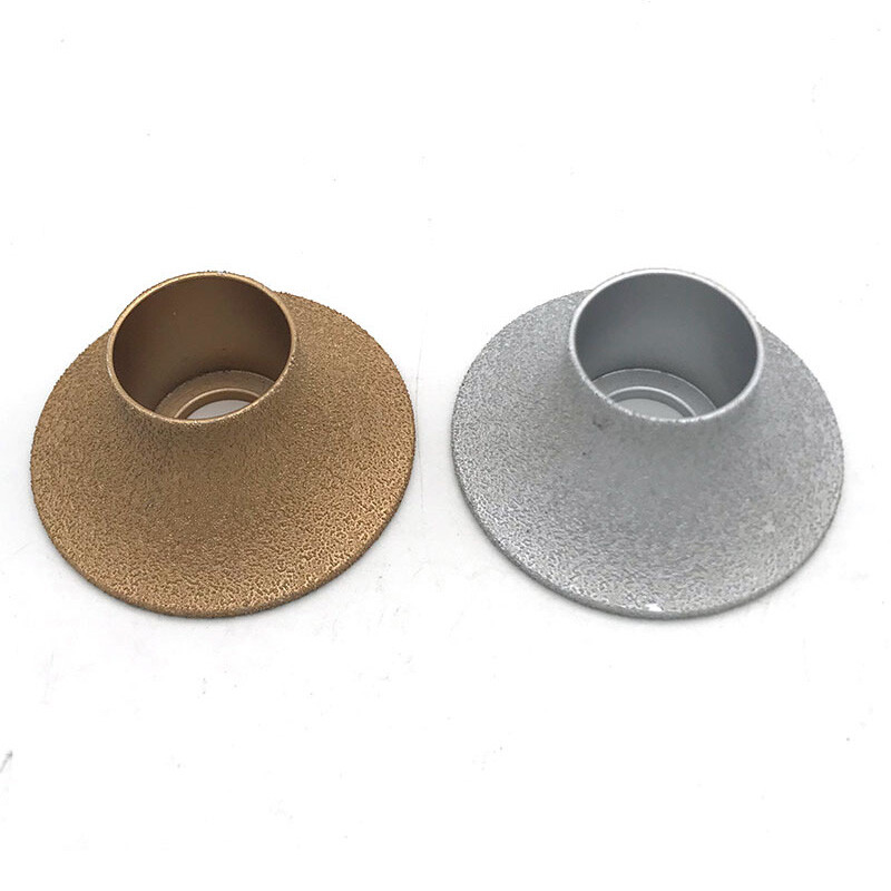 Diamond Vacuum Brazed Hand Profile Grinding Wheel B-Type Granite 10mm-30mm New
