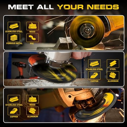 26 Packs Angle 26 packs angle grinder wheels 4-1/2 inch with 3 diffent type