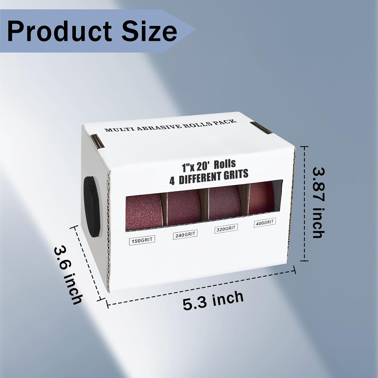 Emery Cloth Sandpaper Roll Aluminum Oxide Coarse To Fine Grit Grinding Polishing