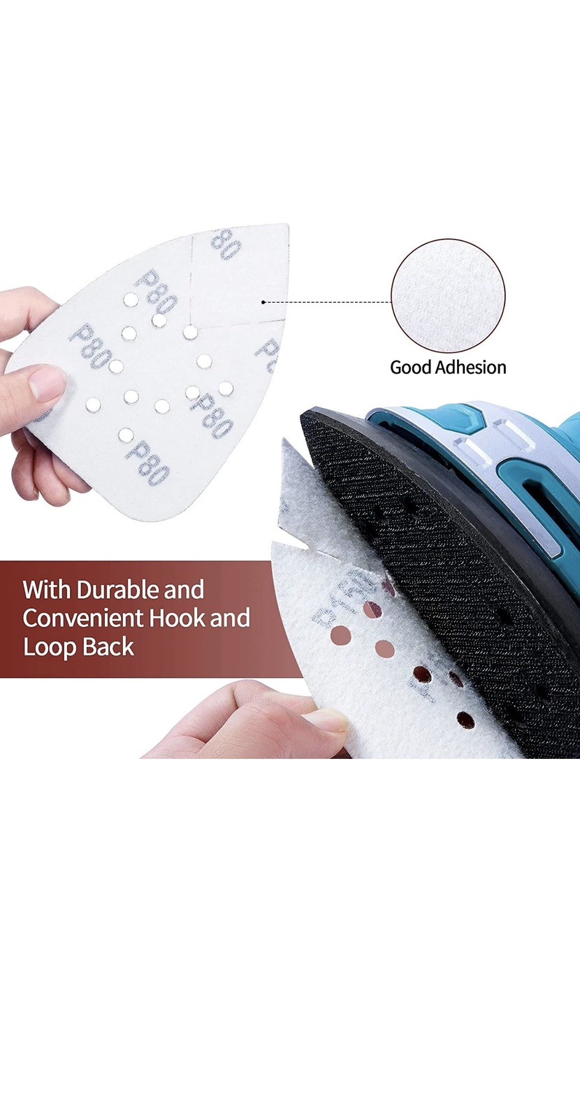 28 Mouse Sanding Pads 60 80 120 150 220 Grit for Black+Decker Sander Sandpaper