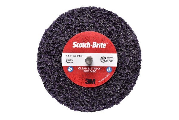 “Scotch-Brite 4″x1″x1/4” Clean & Strip XT Pro Disc
