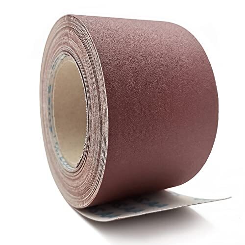 320 Grit Sandpaper Roll, 3 Inch x 49 Feet Emery Cloth Roll Assorted Sizes