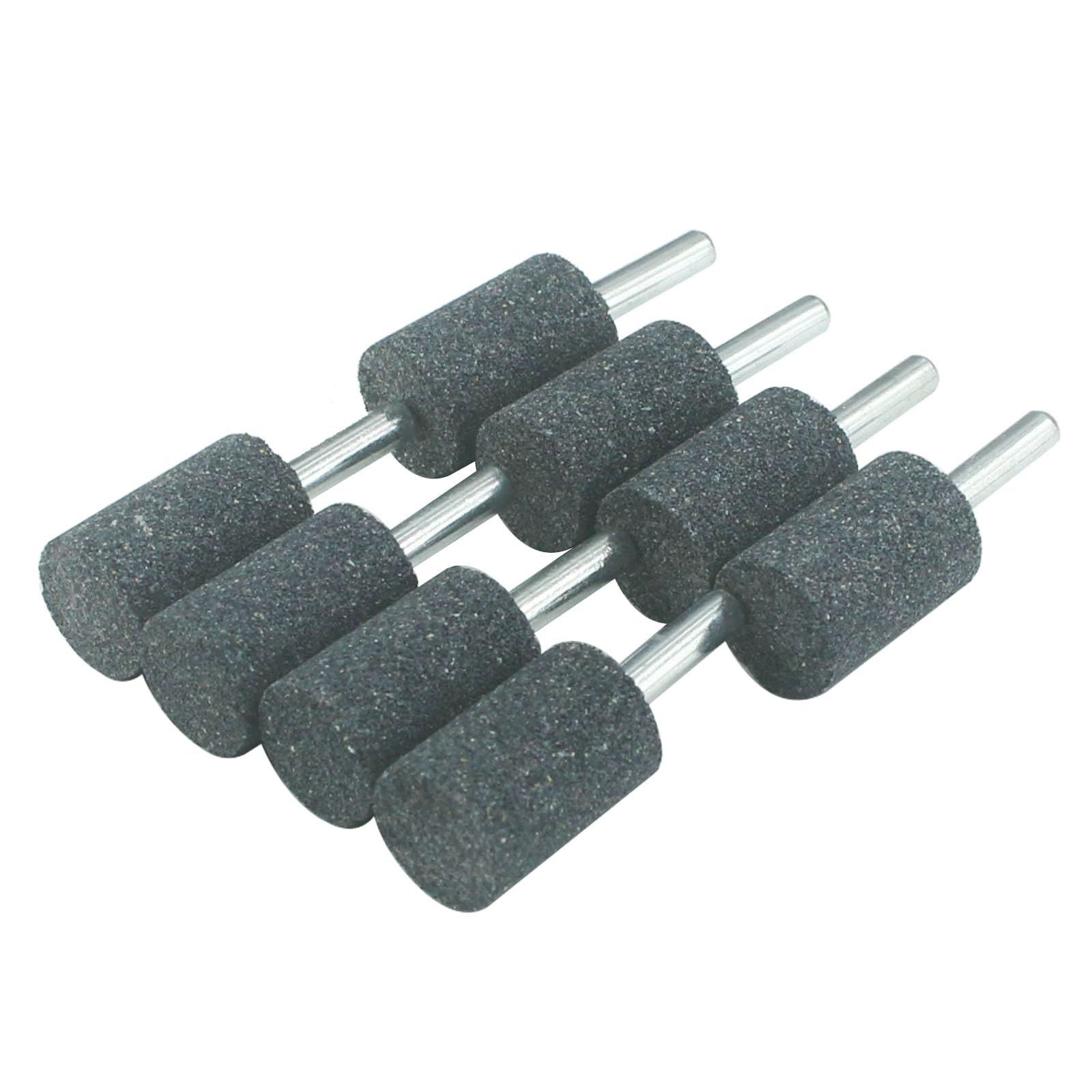 20mm Cylindrical Grinding Stone 1/4″ Shank Aluminum Oxide Mounted Stones Pack 8